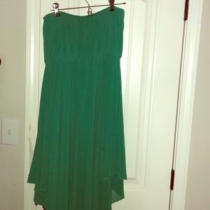 Emerald green dress